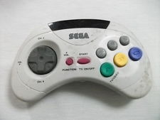 Sega Saturn Auction - Sega Saturn Wireless Controller White Japan