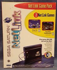 Sega Saturn Auction - Net Link Game Pack US