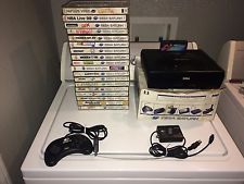 Sega Saturn Auction - Sega Saturn Model 2 with 17 games