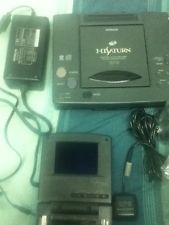 Sega Saturn Auction - Hitachi GameNavi Hi-Saturn Navi console with LCD Screen