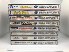 Sega Saturn Auction - US Sega Saturn 8 Game Lot