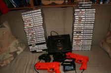 Sega Saturn Auction - Sega Saturn lot with 2 guns and 54 games