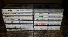 Sega Saturn Auction - US Sega Saturn Games Lot
