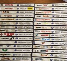 Sega Saturn Auction - Sega Saturn Lot of 30 empty cases