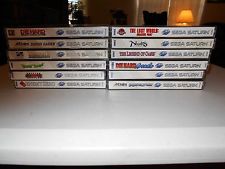 Sega Saturn Auction - Great US Sega Saturn games in 4 lots