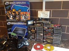 Sega Saturn Auction - PAL  Boxed Sega Saturn Console 29 Games Bundle and Extras