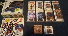 Sega Saturn Auction - Sega Saturn US model 2 console system with 10 games