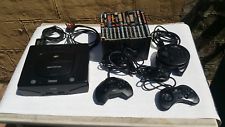 Sega Saturn Auction - PAL Sega Saturn Console 3 controllers 12 games