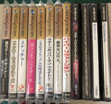 Sega Saturn Auction - 10 JPN Sega Saturn games