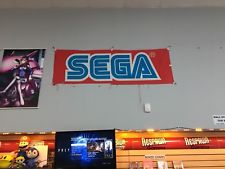 Sega Saturn Auction - Sega Banner Genesis Saturn Rare Store Promo Display