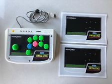 Sega Saturn Auction - Sega Saturn Virtua Stick HSS-0136 Controller with Sanwa JLF and OBSF-30 mods