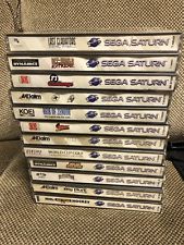 Sega Saturn Auction - Lot Of 12 Sega Saturn Games