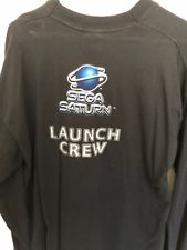 Sega Saturn Auction - Sega Saturn Launch Crew 1995 Rare Promo Shirt Size XL