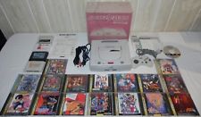 Sega Saturn Auction - Sega Saturn Japan White Console Bundle lot