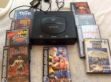 Sega Saturn Auction - PAL Sega Saturn console and games