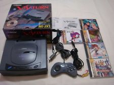 Sega Saturn Auction - V-Saturn RG-JX1 with games