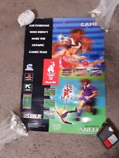Sega Saturn Auction - Atlanta 1996 Olympics Games / Soccer Poster