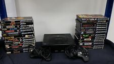 Sega Saturn Auction - PAL Sega Saturn Console Joblot With 2 x Controllers Cables and 28 games