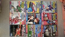 Sega Saturn Auction - 8 Sega Saturn power magazines + 1 total saturn + 4 demo disks