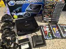 Sega Saturn Auction - PAL SEGA Saturn with 19 games