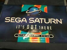 Sega Saturn Auction - Original Official Sega Saturn Promotional Banner
