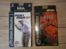 Sega Saturn Auction - French rigid blister pack games