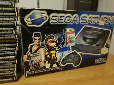 Sega Saturn Auction - PAL Sega Saturn console and games
