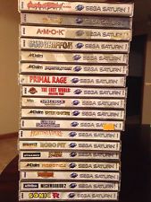 Sega Saturn Auction - US Sega Saturn lot