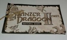 Sega Saturn Auction - Panzer Dragoon II Zwei - Sega Saturn - Editor’s Diary Book - Promotional Booklet