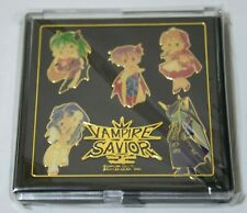 Sega Saturn Auction - Vampire Savior Sega Saturn character Pins Badge set JPN Promo