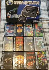 Sega Saturn Auction - Sega Saturn bundle boxed with 12 games PAL
