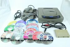 Sega Saturn Auction - Sega Saturn Console with JPN demo discs