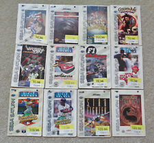 Sega Saturn Auction - Lot of 24 Sega Saturn Vidpro Cards
