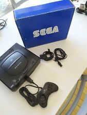 Sega Saturn Auction - Sega Saturn with (French) Sega after sales service blue cardboard box