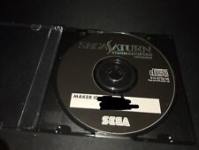 Sega Saturn Auction - Sega Saturn System Disc KD02 Black Part No 670-5481-06