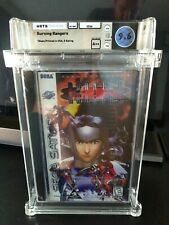 Sega Saturn Auction - Burning Rangers US Sega Saturn - Factory Sealed - WATA 9.6 A++