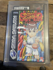 Sega Saturn Auction - Super Puzzle Fighter 2 Turbo Pal Sega Saturn New Sealed Graded 85