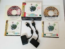 Sega Saturn Auction - Sega Saturn Music School 1 & 2 + 2 MIDI Interface Cables Japan 0317A4