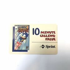 Sega Saturn Auction - Sega Saturn Sonic X-Treme Sprint Calling Hint Phone Game Card 1997