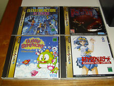 Sega Saturn Auction - Lot of 4 JPN games
