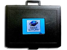 Sega Saturn Auction - Sega Saturn rental carrying case + Console and 2 controllers