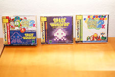 Sega Saturn Auction - Puzzle Bobble 2x and Space Invaders JPN