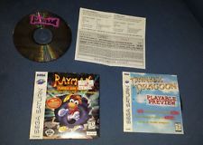 Sega Saturn Auction - Rayman Playable Game Preview