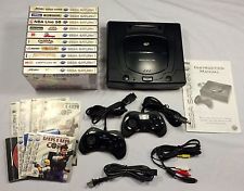 Sega Saturn Auction - Sega Saturn Console Lot with 2 Controllers, and 14 Games and Manual