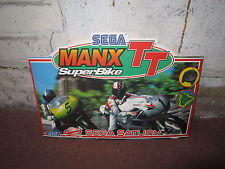 Sega Saturn Auction - Manx TT Superbile Sega Saturn Standee