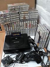 Sega Saturn Auction - Sega Saturn US Console with 34 Games!