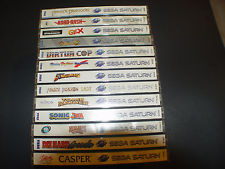 Sega Saturn Auction -  Huge Sega Saturn Collection 65 Games All Complete Panzer Dragoon Saga + More