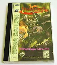 Sega Saturn Auction - Dragon Force US Red Dragon Disc Artwork Version