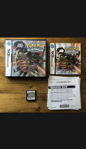 Retrodeals - Pokemon Platinum Version Authentic Complete Nintendo DS