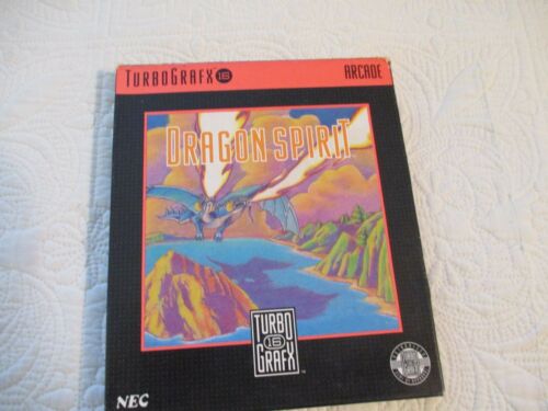 Retrodeals - NEC Turbo Grafx DRAGON SPIRIT - Box, Case, Manual - NO GAME